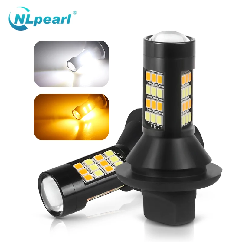 Nlpearl 2x автомобиль светильник сборки Led DRL Включите T20 Canbus дневные ходовые огни Ba15s