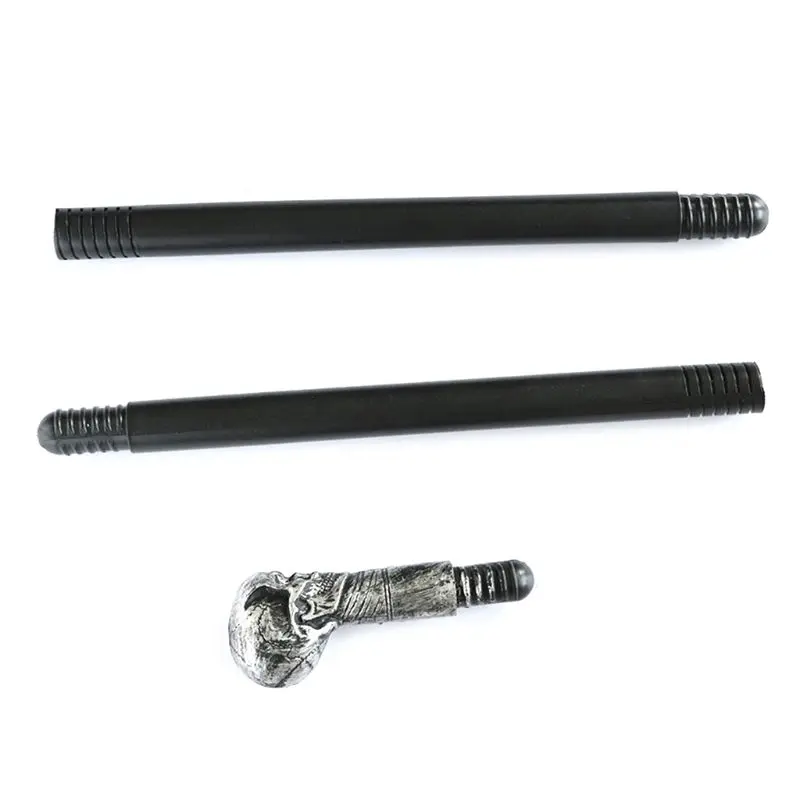 Забавный Хэллоуин змея череп Скипетр игрушка резной Фараон волшебные палочки