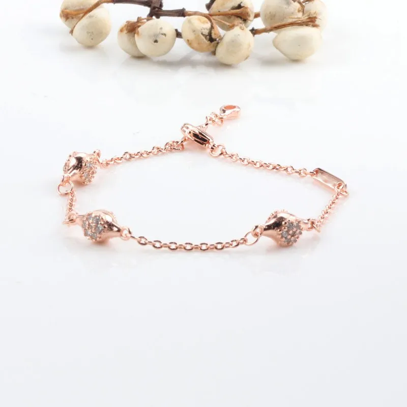 

100% 925 Sterling Silver Pan Bracelet Glitter With Crystal Cz Love Pod Pan Bracelet Fit European Charm Bracelets Women Jewelry