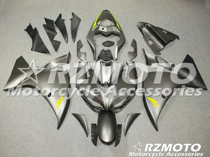 

Новый комплект обтекателей для мотоцикла ABS, подходит для YAMAHA YZF-R1 09 10 11 R1 2009 2010 2011, комплект кузова под заказ, серый матовый