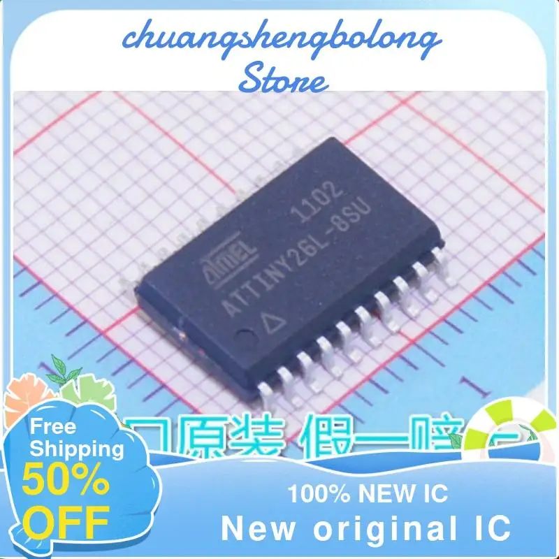

10-200PCS ATTINY26L ATTINY26L-8SU SOP-20 New original IC