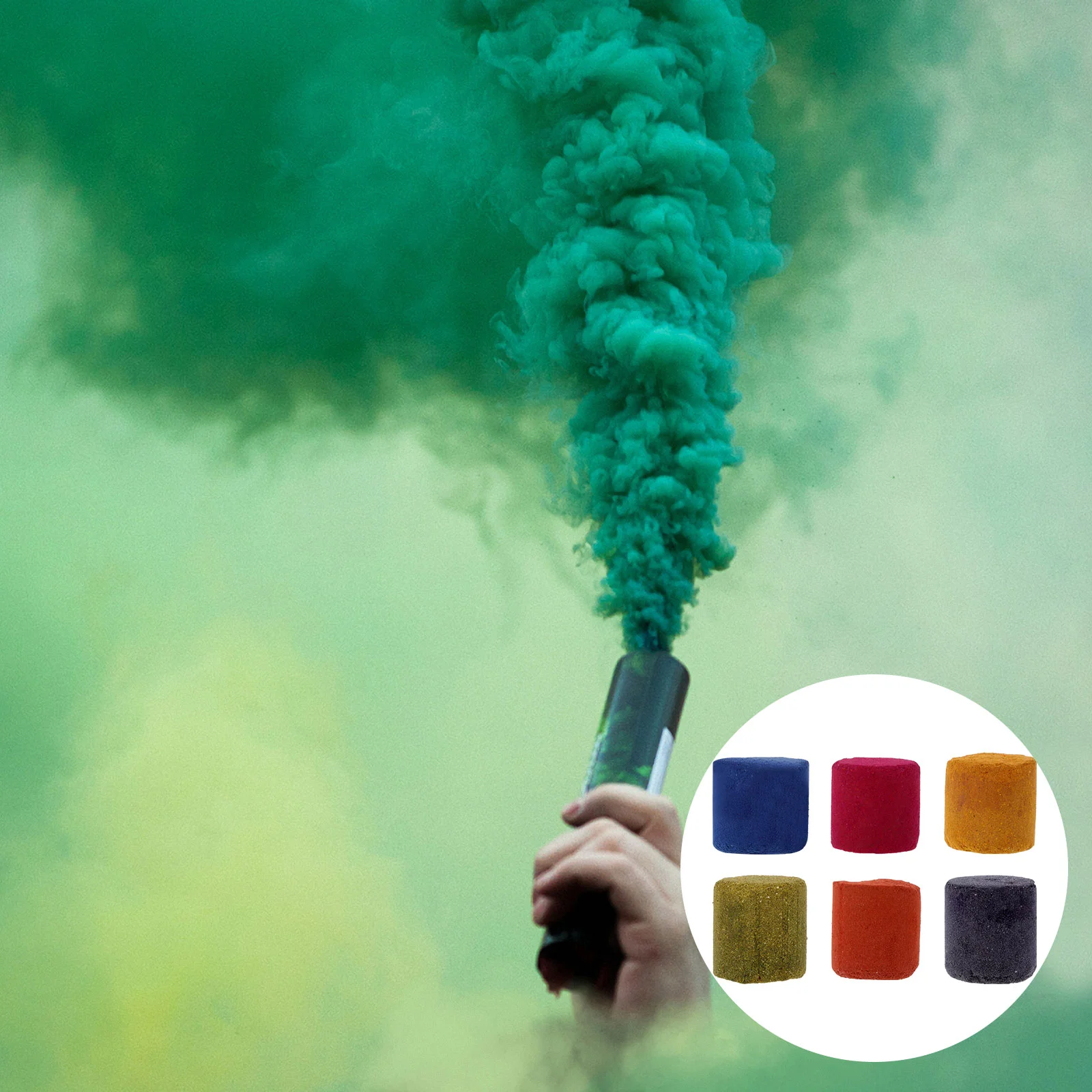 12pcs Creative Colorful Smoke Pills Smoke Cake Smoke Effect Photography Props #h5