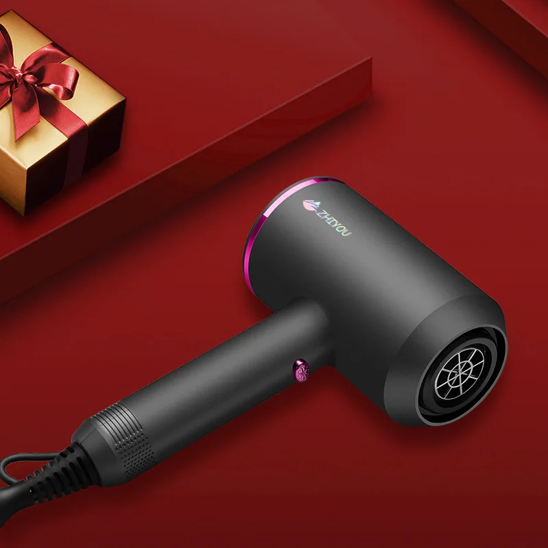 

Hair Dryer 2021 New Constant Temperature Negative Ion Fashion Blue Light Hair Conditioner Multi Gear High Color Value