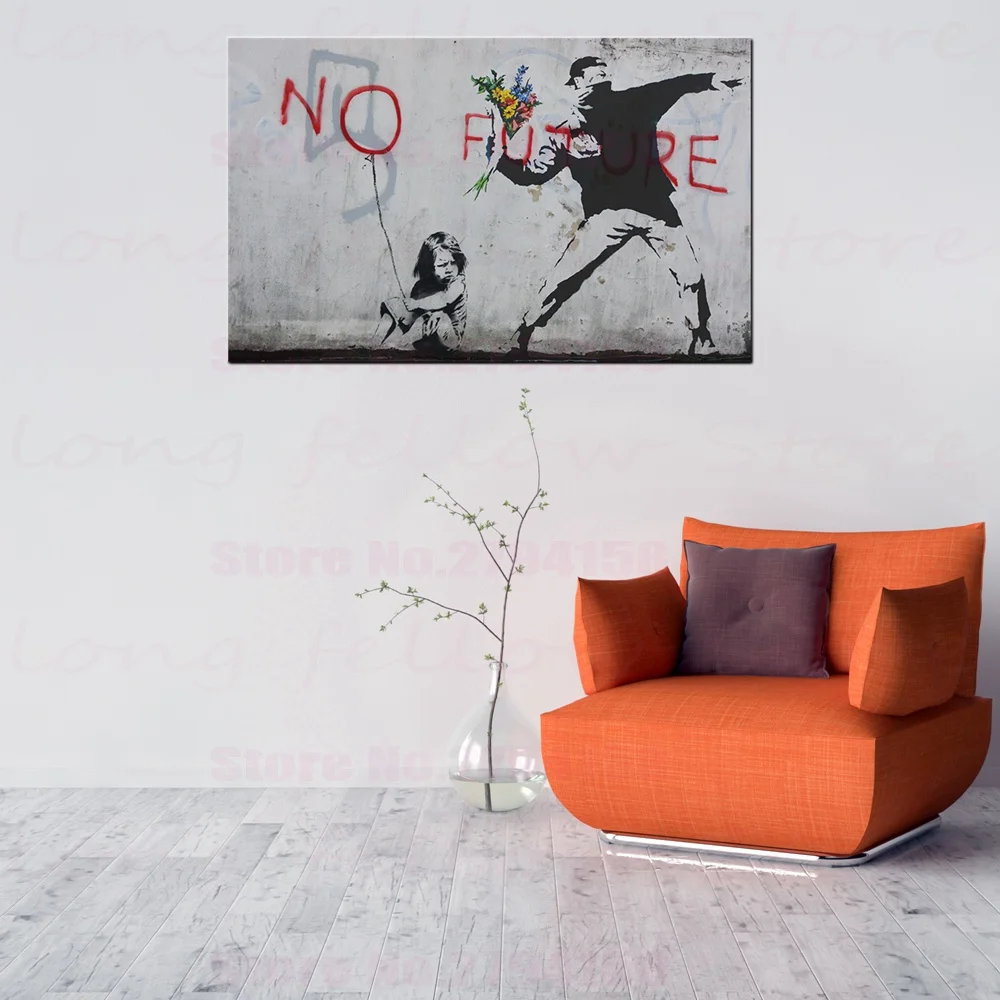 

Banksy Graffiti Series Artwork Life Is Short Abstract Poster Print Canvas Painting for Living Room Bar Home Decor Dropshipping
