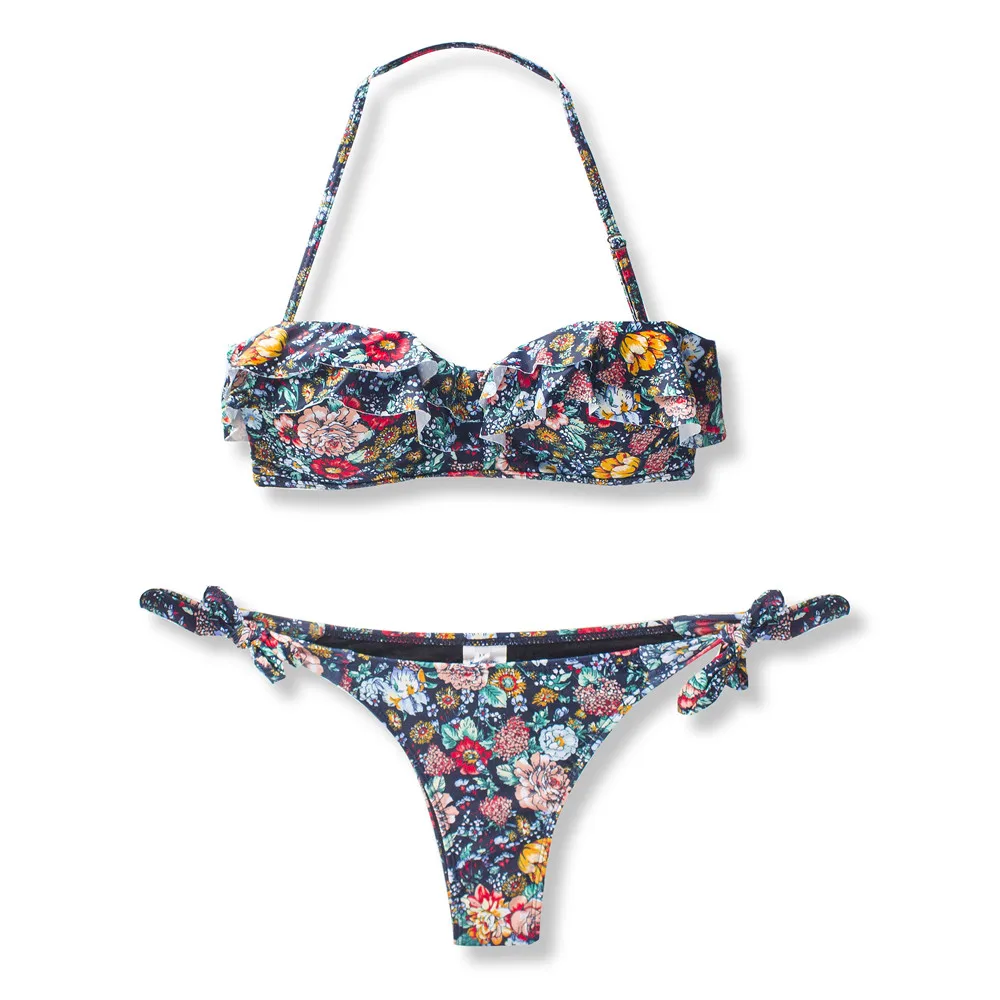 Falbala сексуальный бандаж бикини набор 2020 летние женские размера плюс купальный