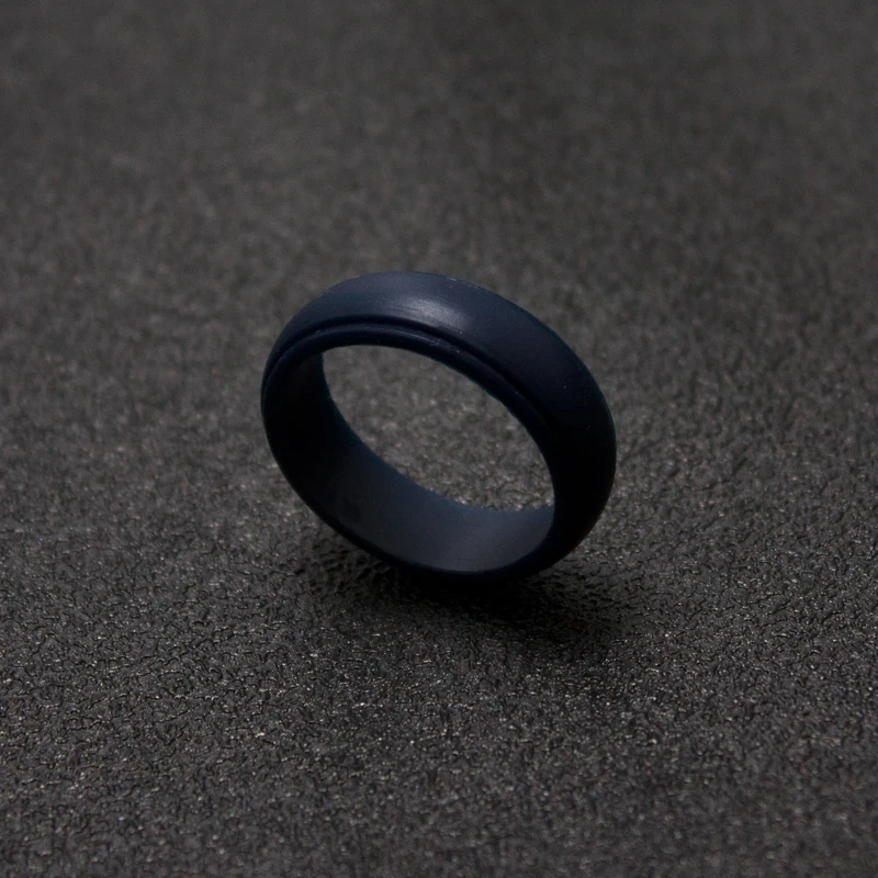 Мягкие Силиконовые обручальные кольца для мужчин и женщин
