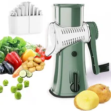Manual Vegetable Slicer Cutter Kitchen Accessories Multifunctional Round Rotate Potato Slicer Graters Cheese Shredder Gadgets Manual Vegetable Slicer Cutter Kitchen Accessories Multifunctional Round Rotate Potato Slicer Graters Cheese Shredder Gadgets