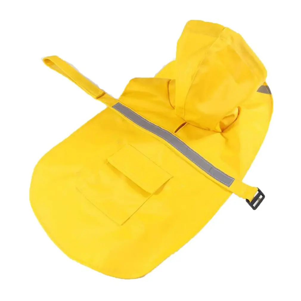 

Pirate Claw Adjustable Reflective Raincoat Waterproof Jacket for Dog Puppy Cat Dog Raincoat Functional Safety Jacket