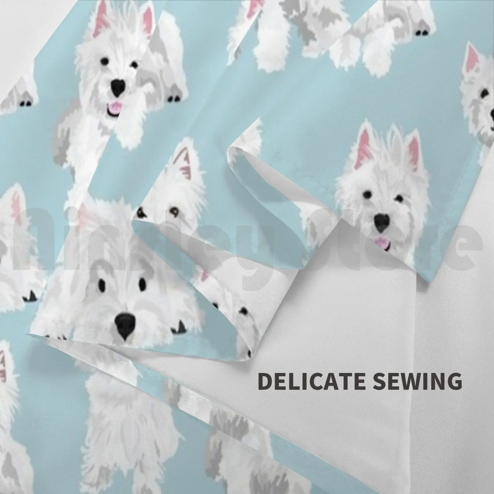 Westie гобелен на заказ West Higland Terrier белый щенок