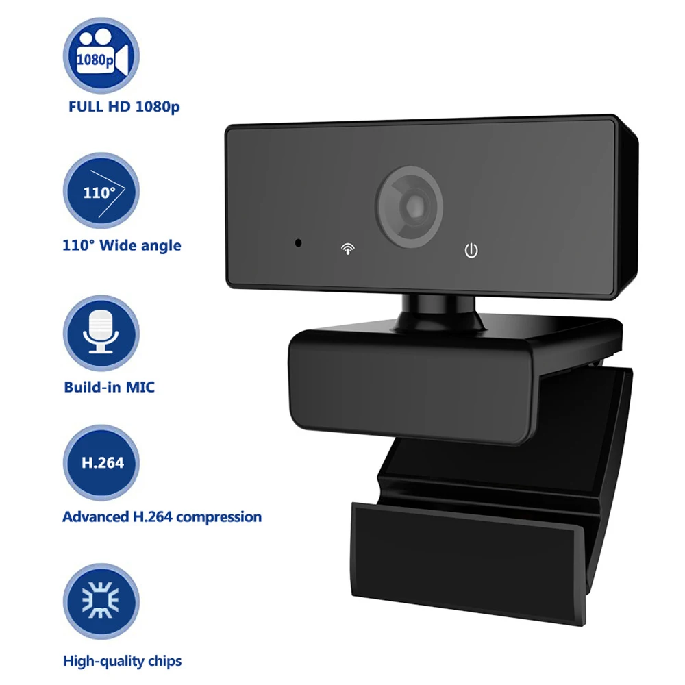 COFORCARE 1080P HD веб камера USB ПК с двойным микрофоном Микрофон для Skype Android TV