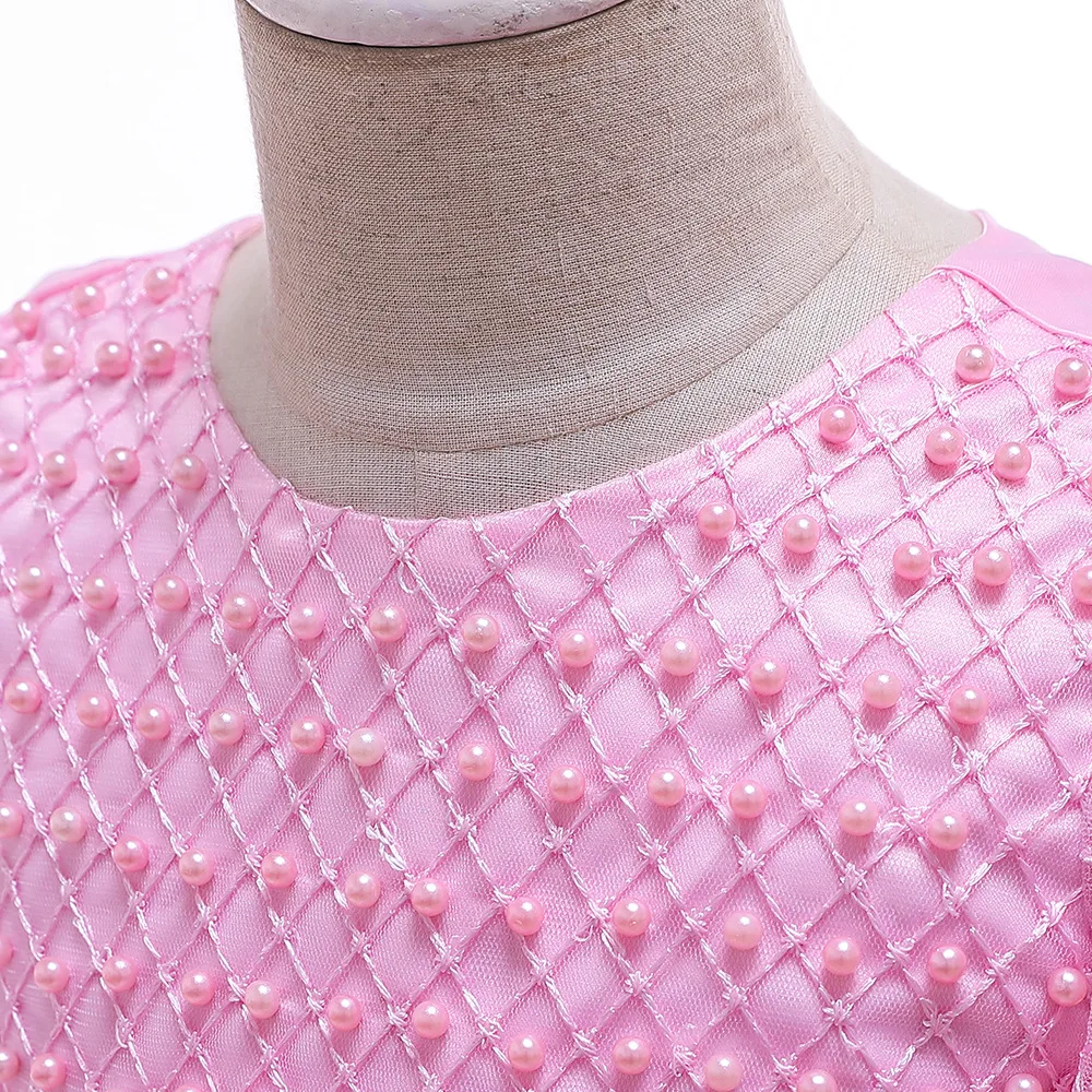 Платье-пачка с цветочным узором для девочек Одежда детей Элегантные платья