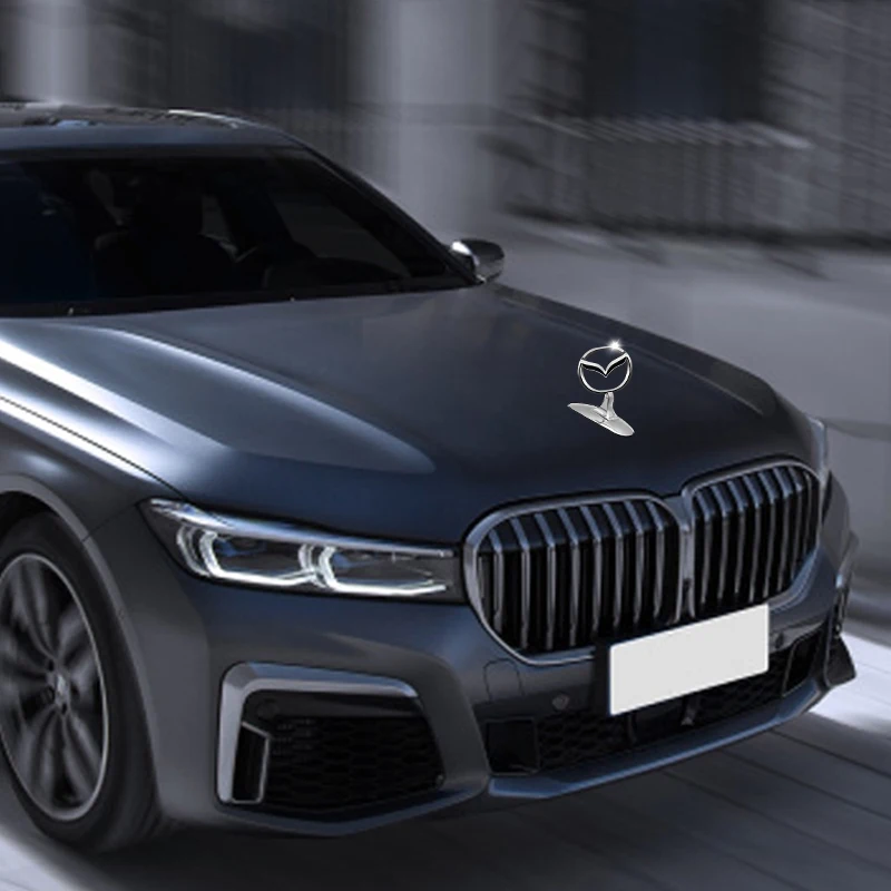 3D наклейка на переднюю капот автомобиля стоячая этикетка декоративная для Mazdas 2 3
