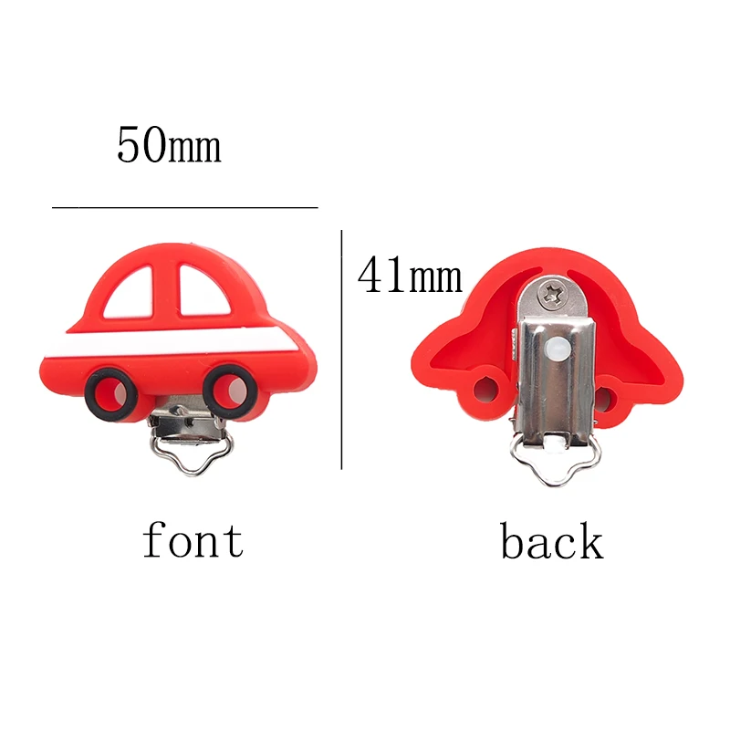 Chengkai 10pcs Silicone Car Clips DIY Baby Cat Mouse Animal Pacifier Teether Dummy Soother Nursing Jewelry Toy Accessories | Украшения и