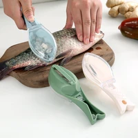 fish skin brush scraping fishing scale brush grater fast remove fish knife cleaning peeler scaler scraper seafood kitchen gadget