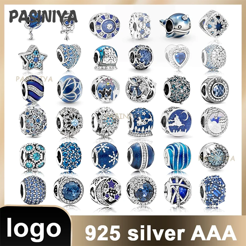 Коллекция подвесок из серебра 925 пробы 5 зажимов оригинал с китайского завода