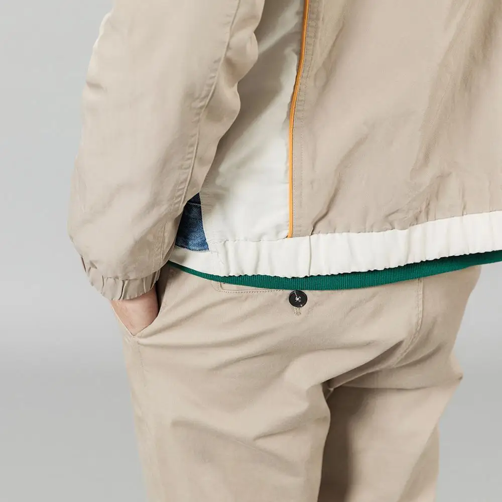 Мужская джинсовая куртка с капюшоном SIMWOOD модная уличная одежда контрастных