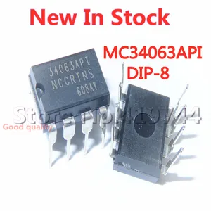 5PCS/LOT 1.5A MC34063 34063AP1 MC34063API DIP-8 IC In Stock NEW original IC