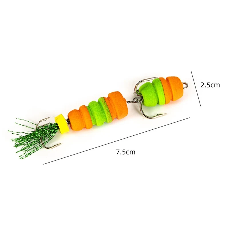 2 шт. Мягкая наживка из пенопласта искусственная для насекомых приманки плавания