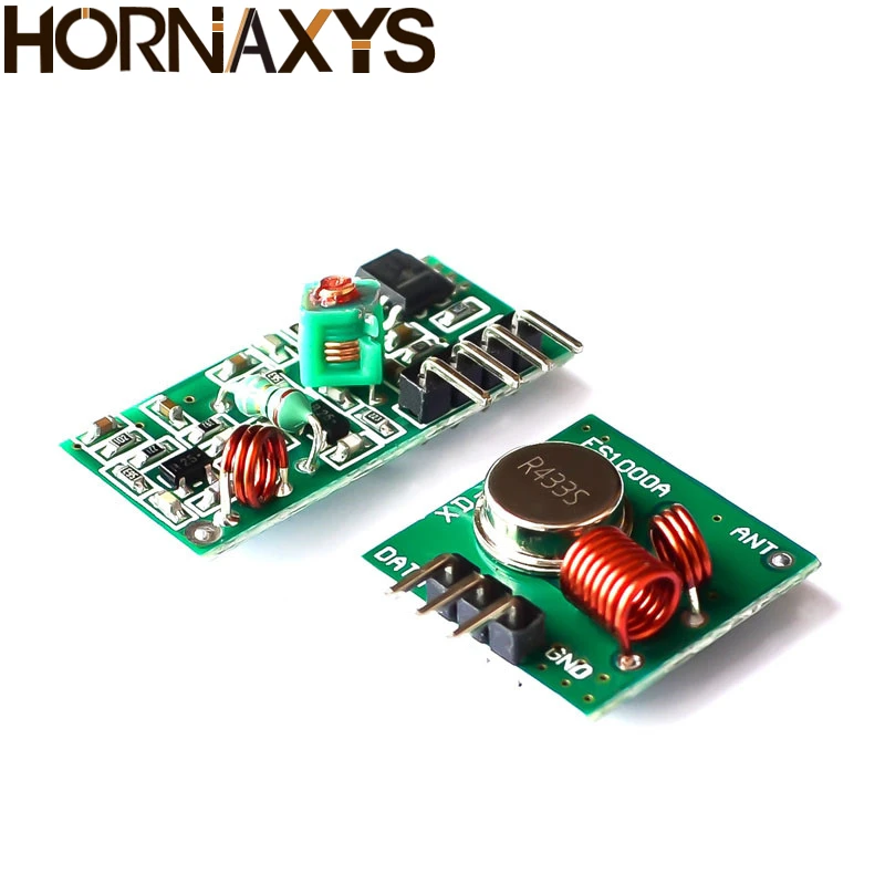 433 МГц RF беспроводной модуль передатчика и приемник комплект 5 в постоянного тока