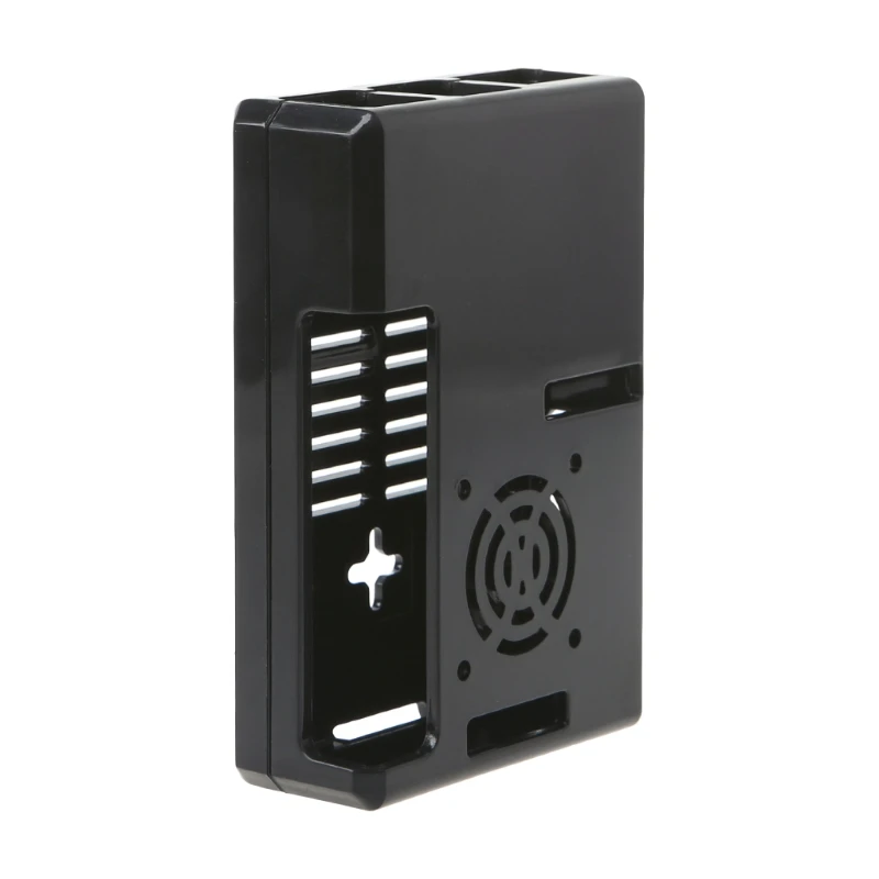 Чехол из АБС пластика с прозрачной коробкой охлаждающим вентилятором для Raspberry Pi