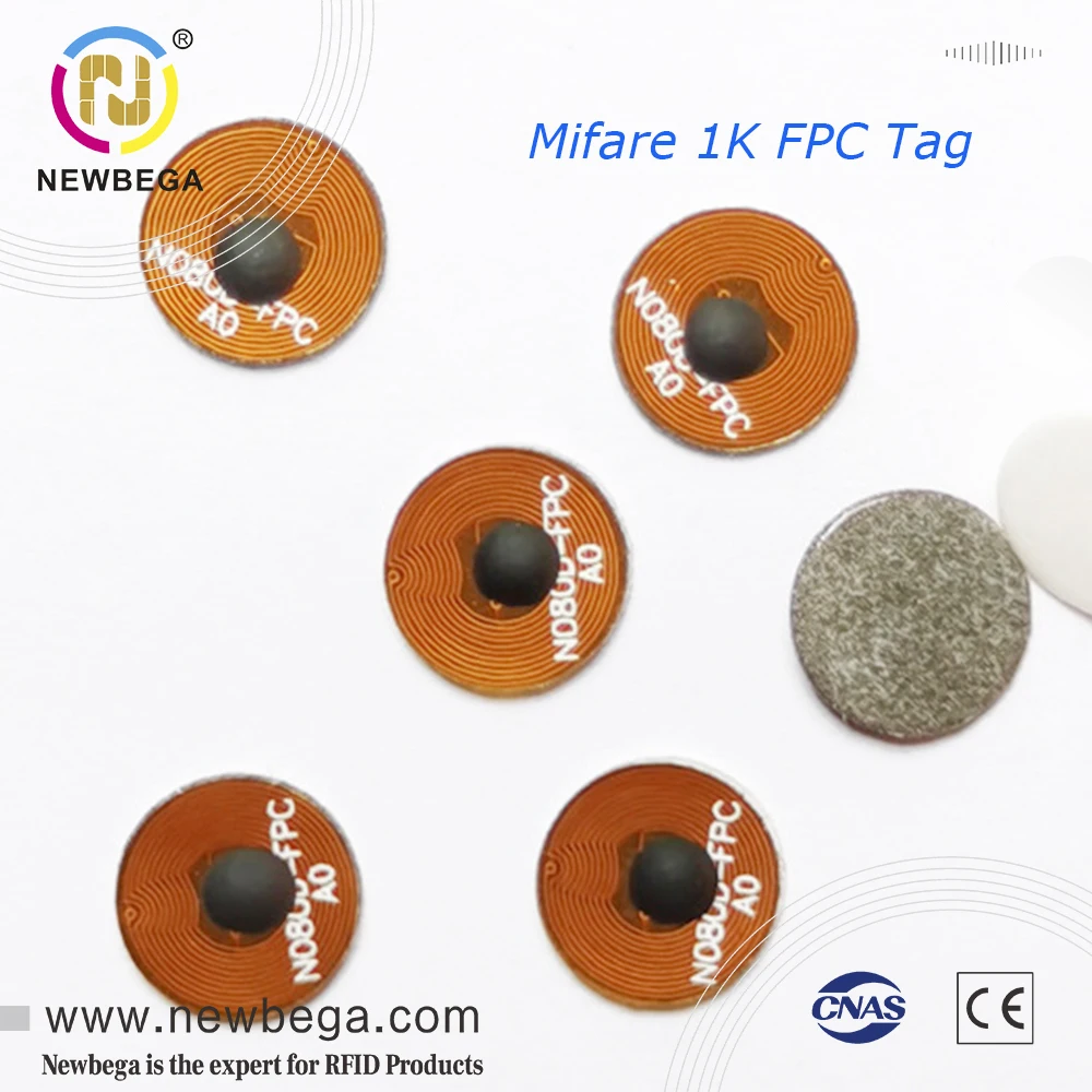 NFC Bluetooth FPC на металлической наклейке бирка с подлинным чипом RFID Ntag213