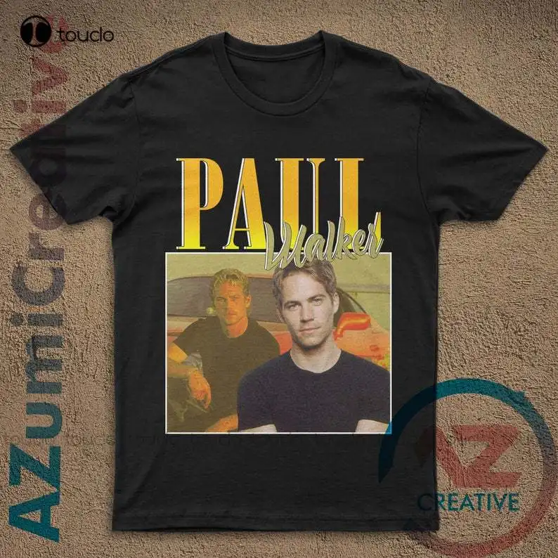 

Paul Walker Vintage 90S T-Shirt Remembering Paul Walker Retro Aesthetic Birthday Legend Transporter Merch Tee Shirt