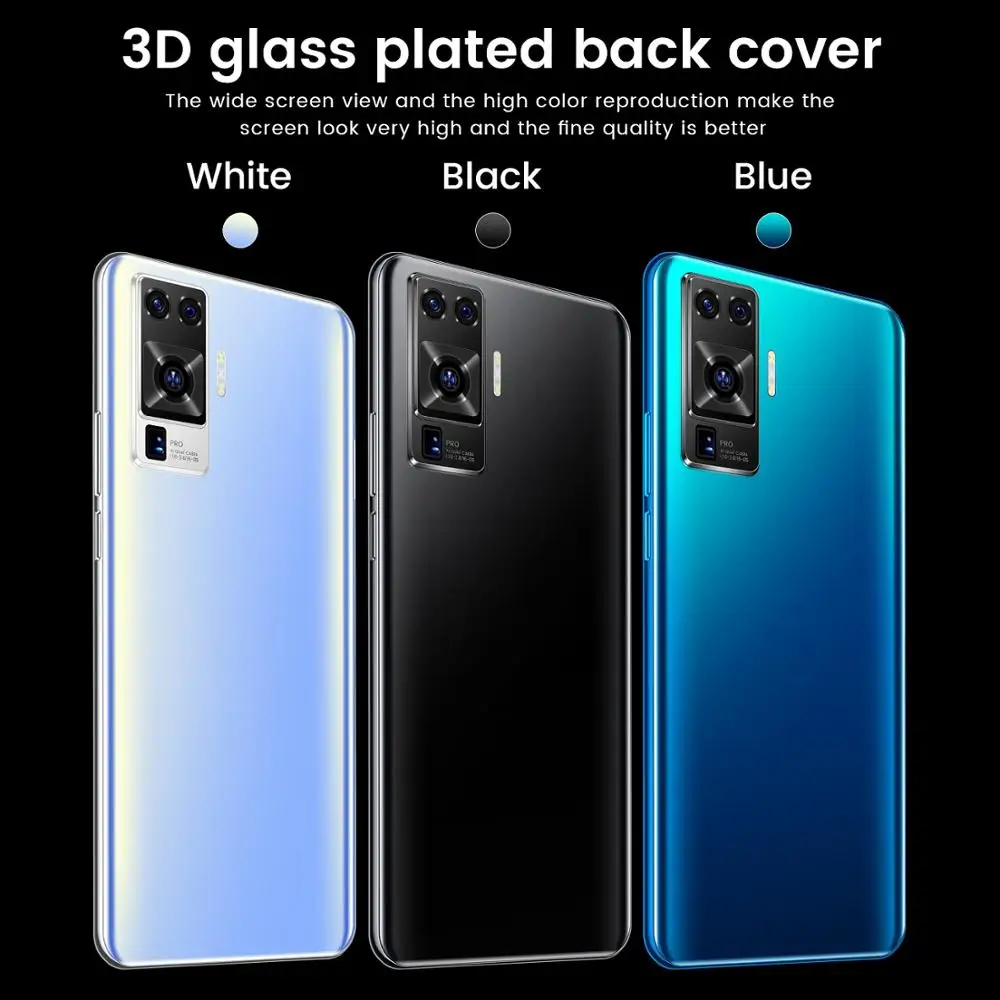 

Global Version X50 Pro Mobile Phones 6.8Inch 4800mAh 2+32GB Octa Core Cell Phone 2MP+8MP Face Unlocked Smartphones