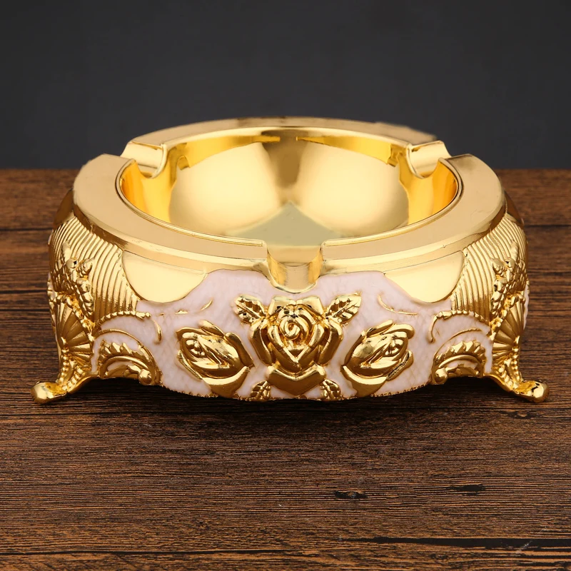 Роскошные пепельница металлов Портативный сигареты офиса картина для кафе