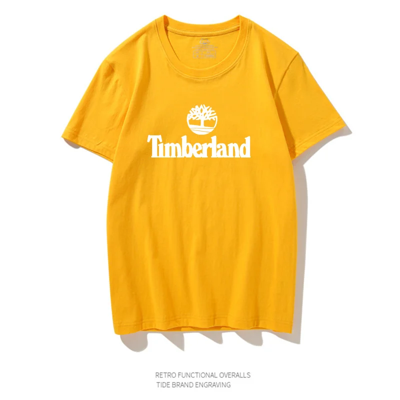 Мужская/женская футболка с буквенным принтом хлопковая Футболка круглым вырезом