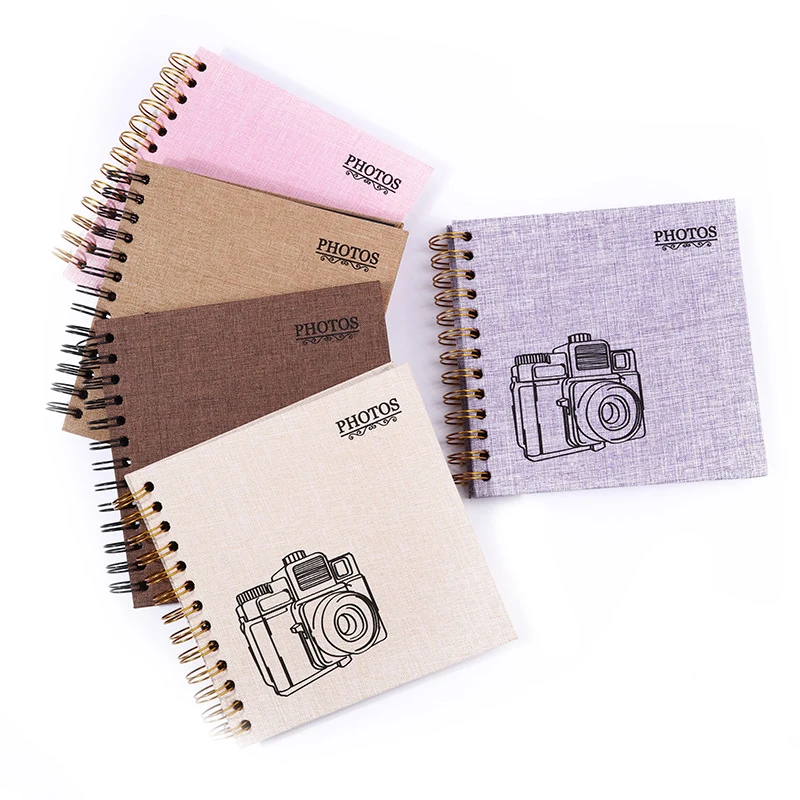 

Альбом для фотографий из льна, 6 дюймов, 40 страниц