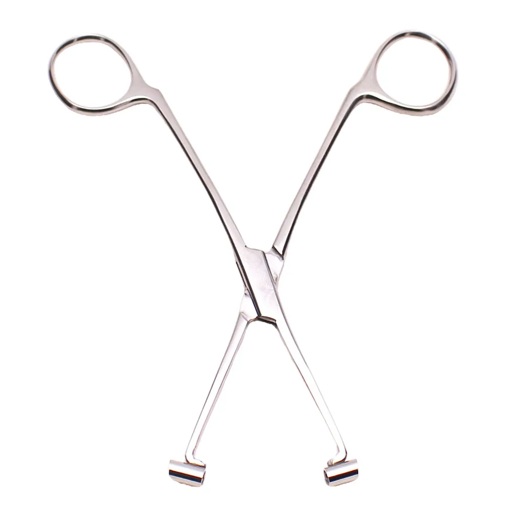 

6" Stainless Steel Septum Forceps Body Piercing Temporary Tattoo Clamp Tool