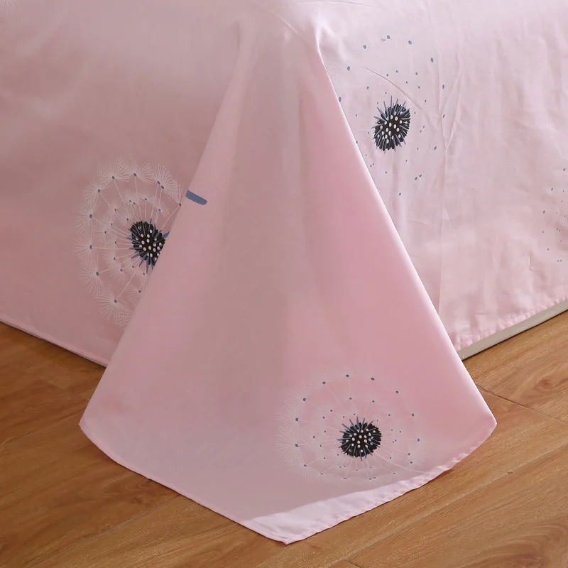 Постельное белье из 100% хлопка с одуванчиком постельное наволочкой двуспальный