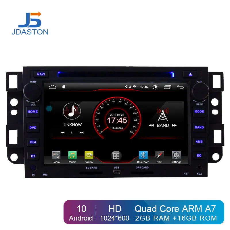 JDASTON Android 10,0 автомобильный dvd-плеер для Chevrolet Epica Captiva Lova Aveo Spark Optra Holden gps 2 Din радио мультимедиа стерео