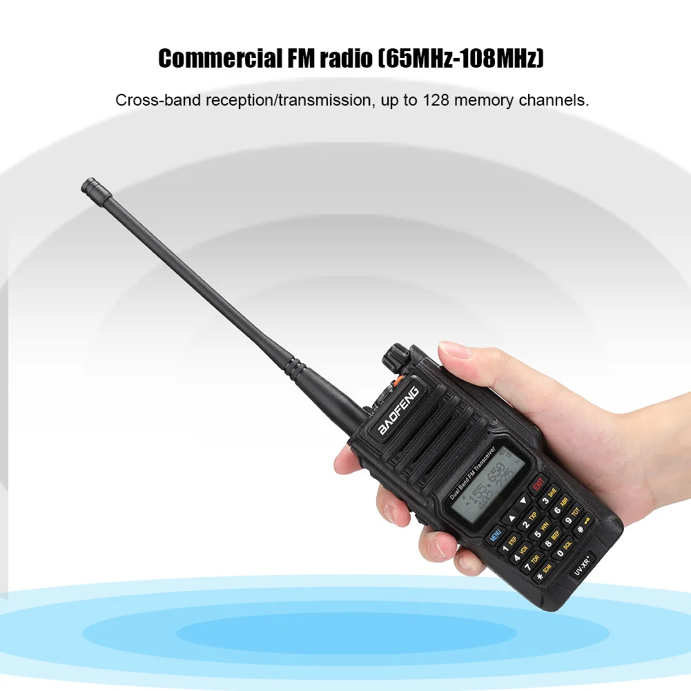 Портативная Водонепроницаемая рация VHF/UHF Dual Frequency 100-240V Walkie Talkie | Мобильные