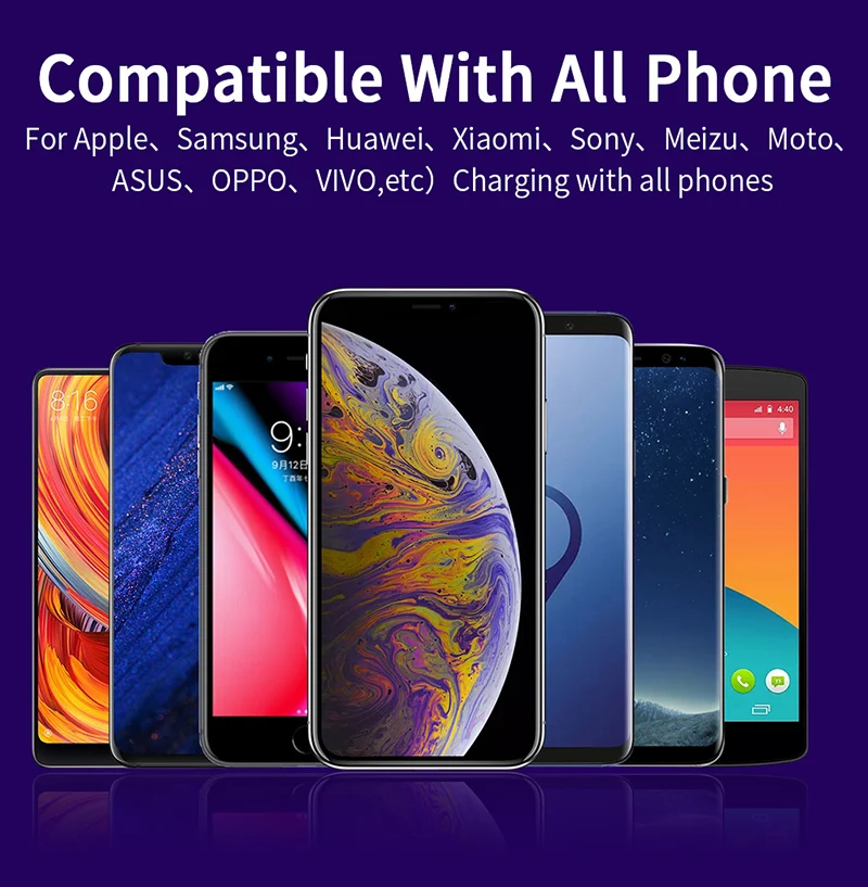 1m 2m Magnetic Cable Fast 3A For iPhone XS Samsung Charger Quick Charge 3.0 Micro USB Type C Magnet Phone Charging Data Cord | Мобильные