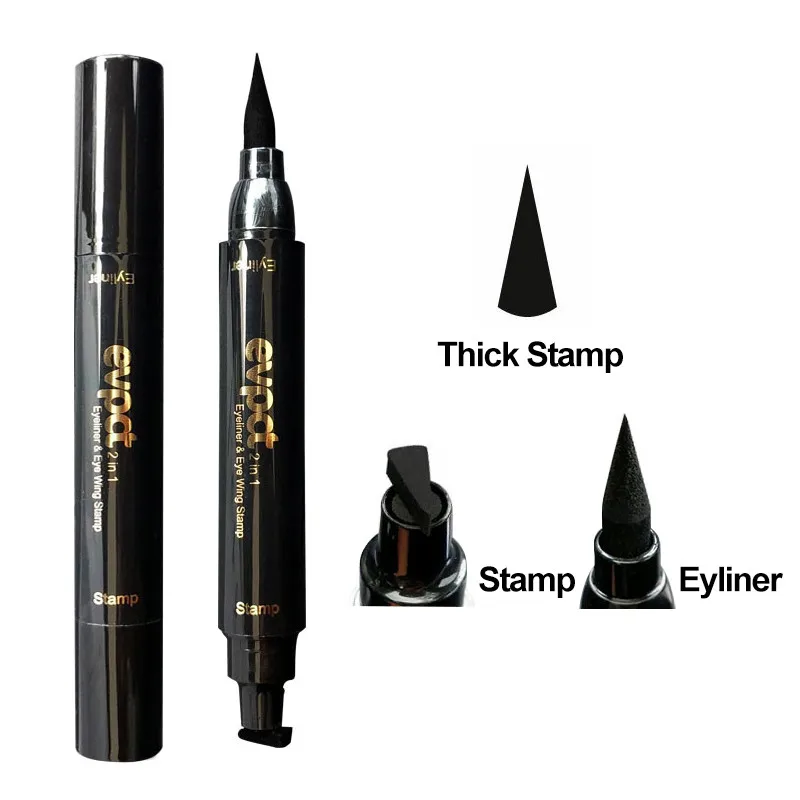 2 в 1 водостойкая матовая подводка для глаз быстросохнущая не Цветущая