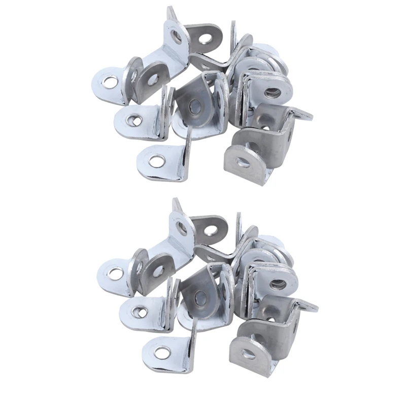 

Hot YO-40Pcs 20Mm X 20Mm 90 Degree Shelf Support Corner Brace Angle Bracket