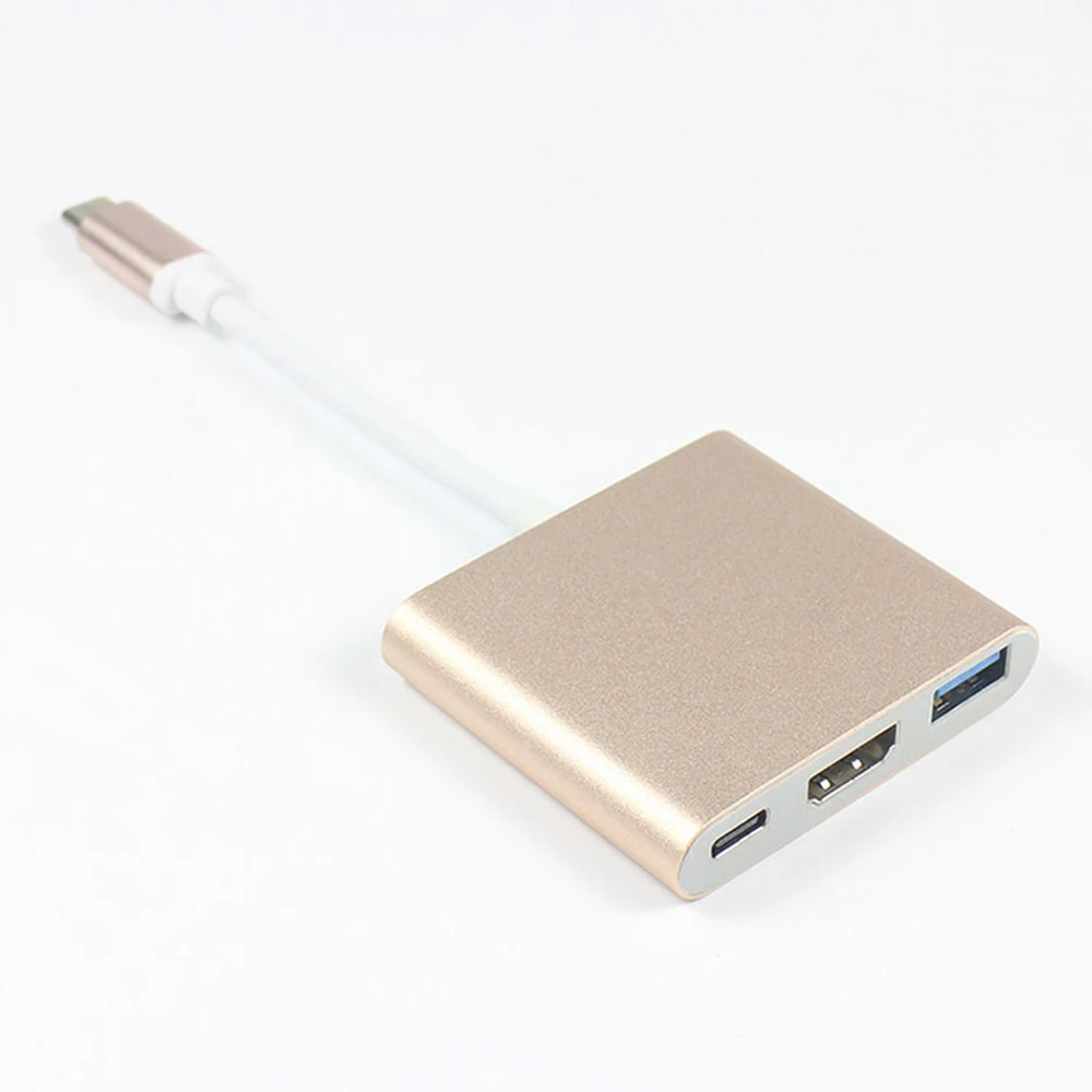 

in 1 Cable Converter for Samsung Huawei Apple Mac Usb 3.1 Type C To HDMI-Compatible 4K Adapter Cable