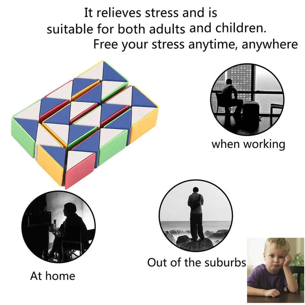 YKS Змея Магия 3D куб игра головоломка твист игрушка вечерние путешествия семья