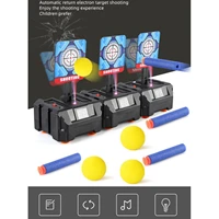 precision scoring auto reset electric target for toys outdoor sports fun toys eva bullet gun toy accessories kids gift