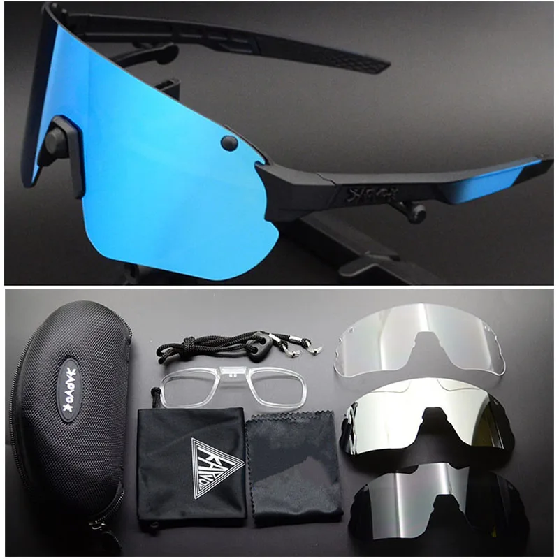 06 Поляризационные велосипедные очки Gafas ciclismo Road MTB Велосипедный спорт езда на велосипеде спортивные мужские и женские велосипедные солнцезащитные очки 3 линзы - Цвет: 06