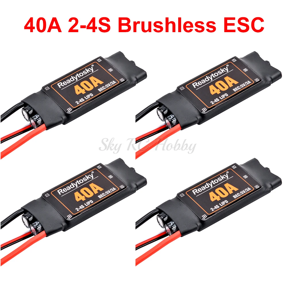Новый электронный контроллер скорости 40A 2 4S ESC с 5 в 3 А BEC для квадрокоптера S500 X500