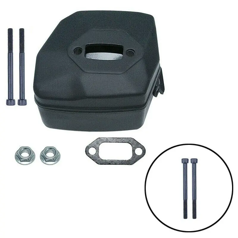 

Durable Muffler Exhaust Bolt Part Kit For Husqvarna 266 61 Old Type 266XP 266SE