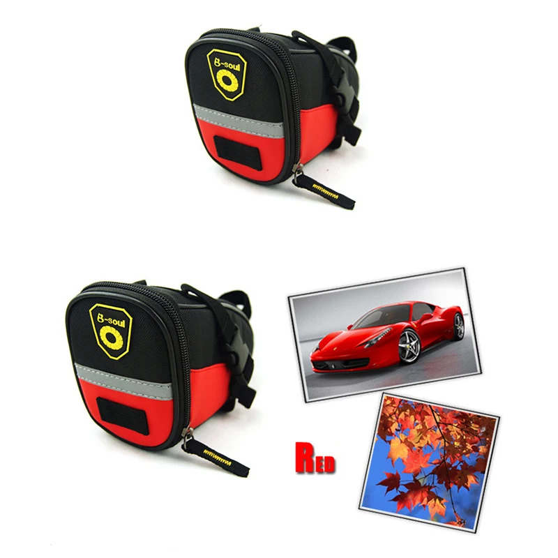 

Bikes Rear Tail Seat bag Mountain Bike Riding Cycle Saddle Bag Reflective Cycling Rear Seat Tail Large Bag Bicycle Accessories