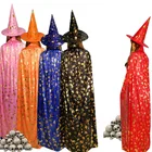 Костюм для Хэллоуина для взрослых и детей, Бронзирующая плащ ведьмы, Женский костюм для косплея, реквизит для вечерние НКИ, украшение для Хэллоуина, дня рождения