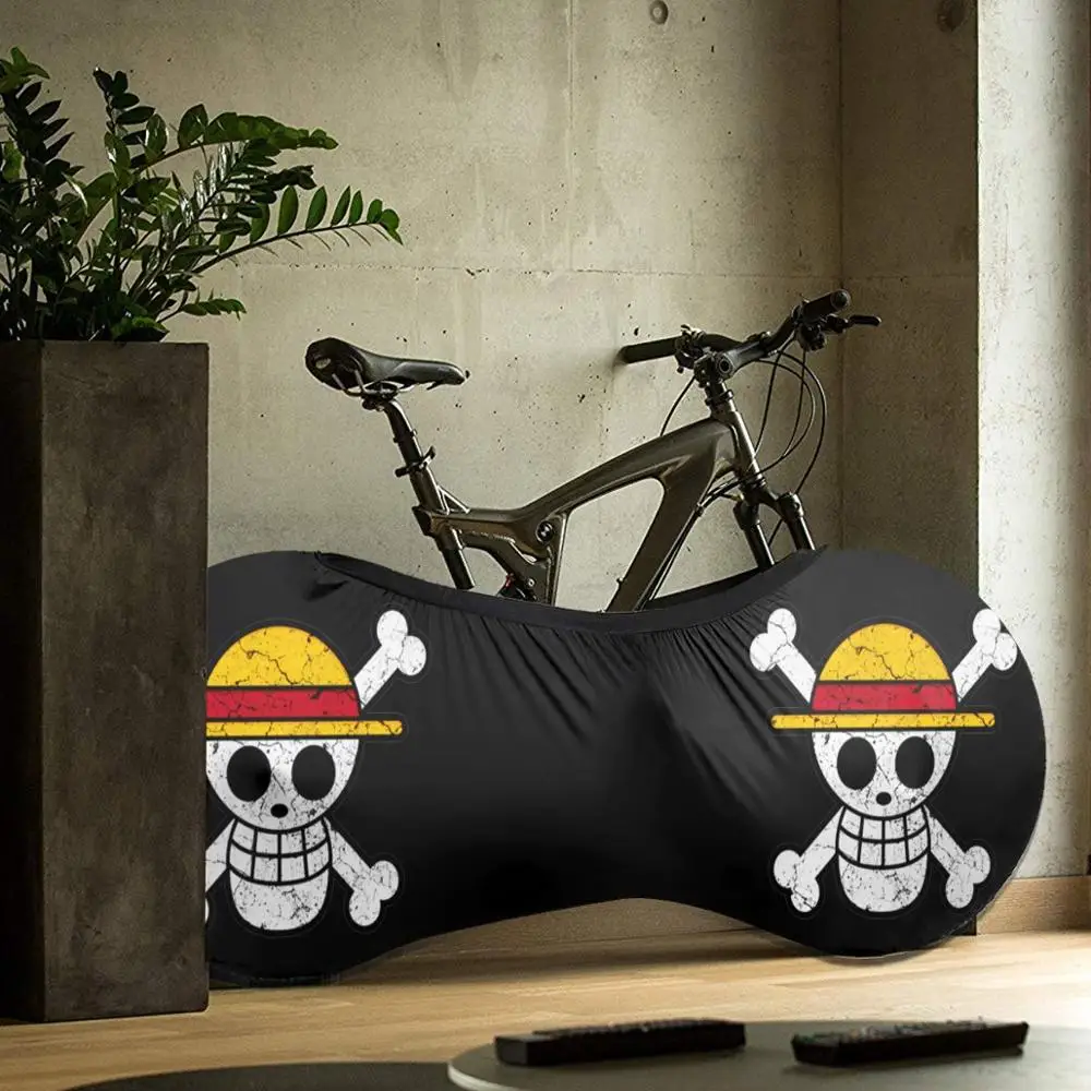 

2020 Vintage Distressed One Piece Skull outdoor Bike MTB waterproof Bicycle dust cover Custom biking motocross downhill gift