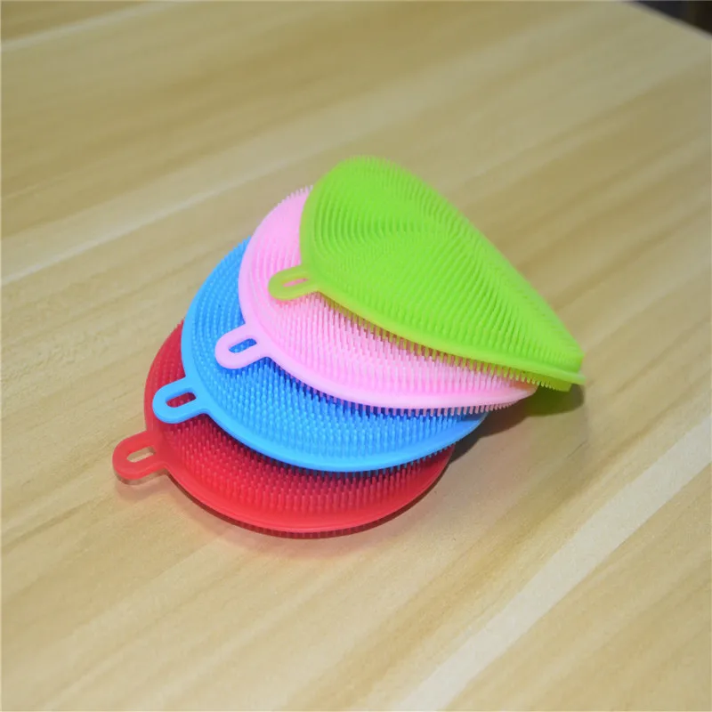 1 шт. силиконовая губка для мытья фруктов и овощей|Щетки овощей| |