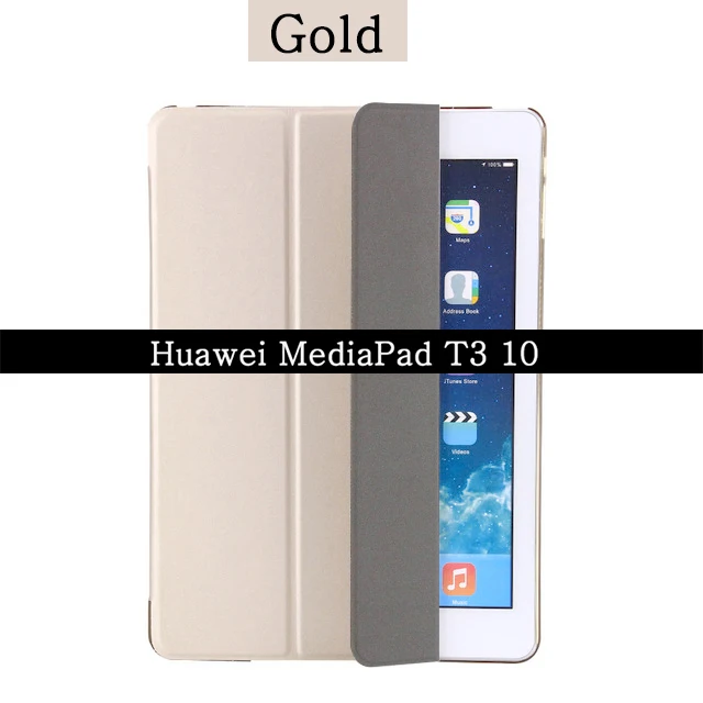Чехол-книжка с подставкой для huawei MediaPad T3 10 AGS-W09 AGS-L09 AGS-L03 9,6 Honor игровой коврик 2 Магнитный чехол для автоматического пробуждения/сна смарт-чехол - Цвет: MediaPad T3 10