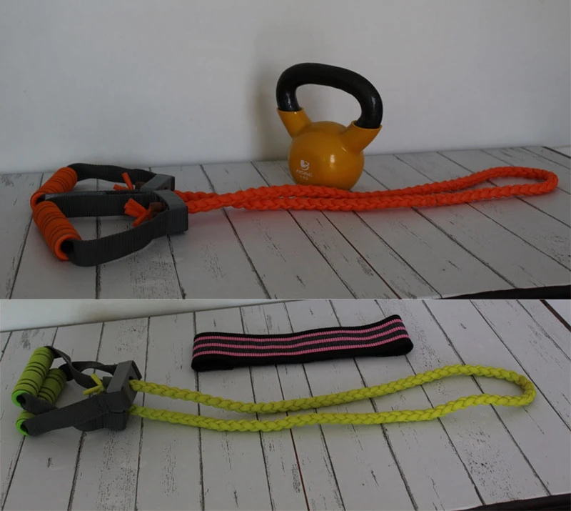 YINGTOUMAN 15IB/25IB/35IB TPR плетеная эластичная веревка для фитнеса Эспандеры тяги