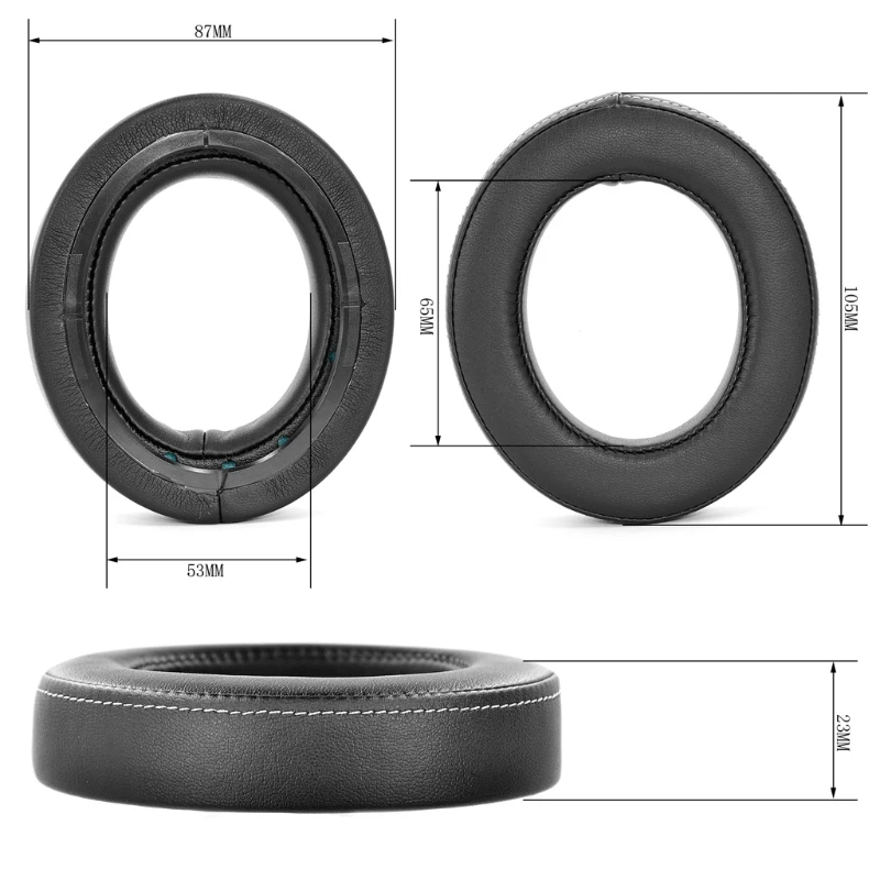 

2022 New Leather Ear Pads Cushion Cover Earpads for Corsair HS50 Pro HS60 Pro Headset Accessories Replacement Sleeve